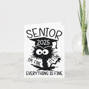 Senior 2025 High School College afstudeerjaar CL Kaart