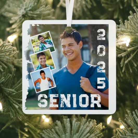 Senior 2025 High School Diploma Certificaat Metalen Ornament (Insitu)