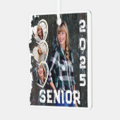 Senior 2025 High School Diploma Certificaat Metalen Ornament (Voorkant links)