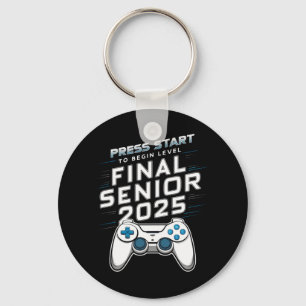 Senior 2025 Klas van 2025 Gamer Videospellen Sleutelhanger