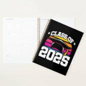 Senior 2025 Klasse van 2025 Afstuderen Retro Sunse Planner (Display)