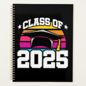 Senior 2025 Klasse van 2025 Afstuderen Retro Sunse Planner (Voorkant)