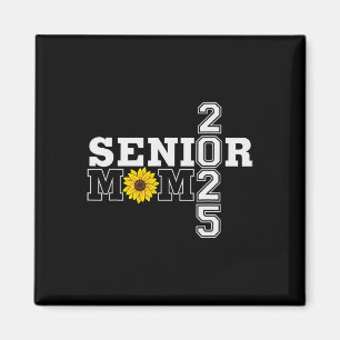Senior 2025 Mom Zonnebloem CL van 2025 Trotse moed Magneet