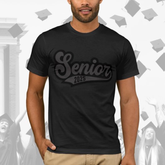 Senior 2025 School Afstuderen Blackout T-shirt