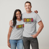 Senior 2025 School Afstuderen Blackout T-shirt (Unisex)