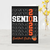 Senior 2025 Sketll Brother Gift Cl Of 2025 Proud B Kaart (Gele Bloem)