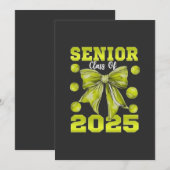 Senior 2025 Softbal Afstuderen Afstuderen Sport Bedankkaart (Voorkant / Achterkant)