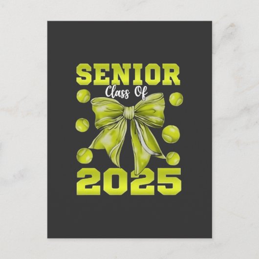 Senior 2025 Softbal Afstuderen Afstuderen Sport Feestdagenkaart (Voorkant)