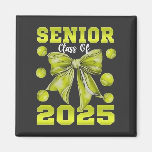 Senior 2025 Softbal Afstuderen Afstuderen Sport Magneet (Voorkant)