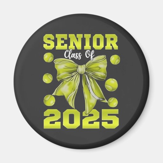 Senior 2025 Softbal Afstuderen Afstuderen Sport Magneet (Voorkant)