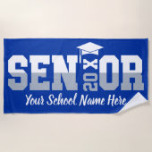 Senior 2025 Strandlaken Elke School Alle kleuren (Voorkant)