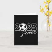 Senior 2025 Voetbal Mom High School Afstuderen Out Kaart (Gele Bloem)