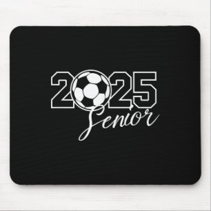 Senior 2025 Voetbal Mom High School Afstuderen Out Muismat