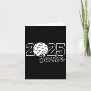 Senior 2025 Volleyll Mom High School Afstuderen Ou Kaart
