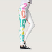 Senior 2025 White & Pastel Leggings (Rechts)