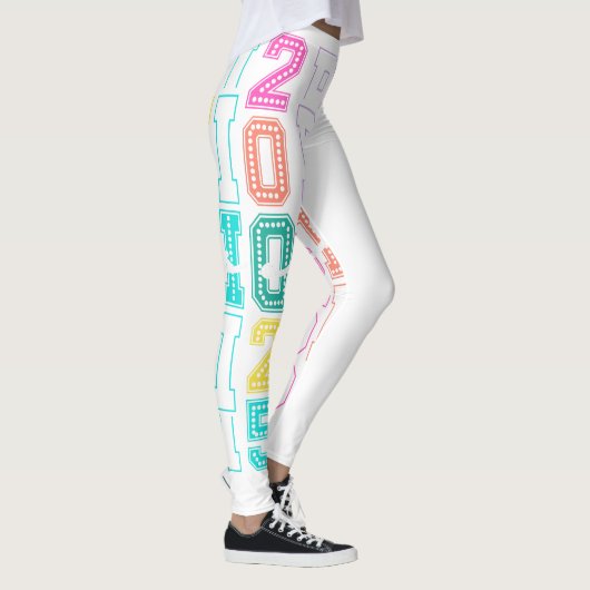Senior 2025 White & Pastel Leggings (Rechts)