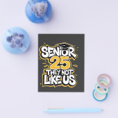 Senior 2025 Ze houden niet van U Afstuderen Afstud Flyer (Enkel)