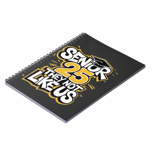 Senior 2025 Ze houden niet van U Afstuderen Afstud Notitieboek (Linkerzijde)