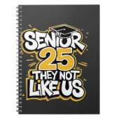 Senior 2025 Ze houden niet van U Afstuderen Afstud Notitieboek (Voorkant)