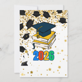 Senior 2026 Afstudeergrafiek - Onderwijs Bedankkaart