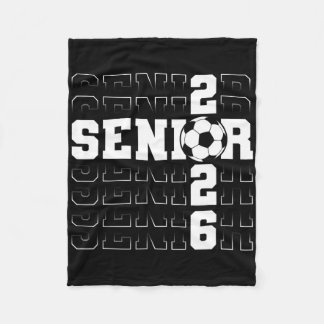 Senior 2026 Afstuderen Cl Van 2026 School Voetbal  Fleece Deken