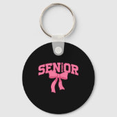 Senior 2026 Afstuderen Coquette CL van 2026 Terug Sleutelhanger (Voorkant)