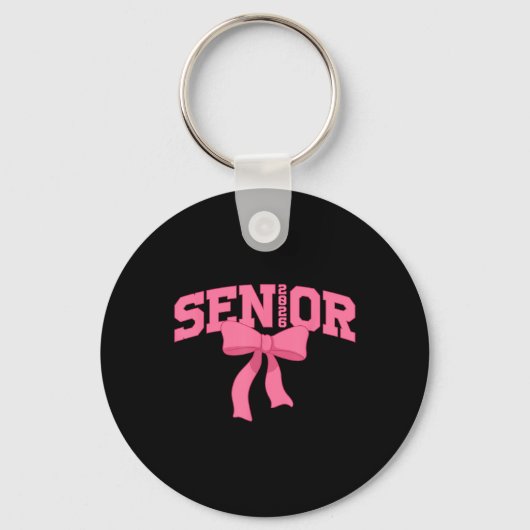 Senior 2026 Afstuderen Coquette CL van 2026 Terug  Sleutelhanger (Voorkant)