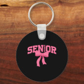 Senior 2026 Afstuderen Coquette CL van 2026 Terug  Sleutelhanger (Voorkant)