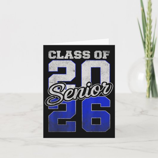 Senior 2026 Afstuderen Mijn laatste eerste dag van Kaart (Voorkant)