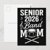 Senior 2026 Band Mom Briefkaart (Voorkant / Achterkant)
