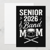 Senior 2026 Band Mom Kaart (Voorkant / Achterkant)