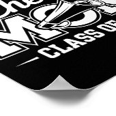 Senior 2026 Cheer Team Moeder High School Afstuder Poster (Hoek)