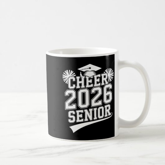 Senior 2026 cheerteam moeder eindexamen middelbare koffiemok (Rechts)