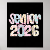 Senior 2026 CL van 2026 Coquette Pastel Floral Lac Poster (Voorkant)