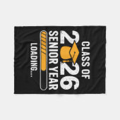 Senior 2026 CL van 2026 Senioren Afstuderen 2026 S Fleece Deken (Voorkant (Horizontaal))