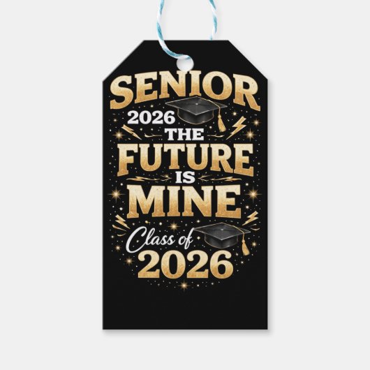 Senior 2026 – De Toekomst is Van Mij Cadeaulabel (Voorkant)
