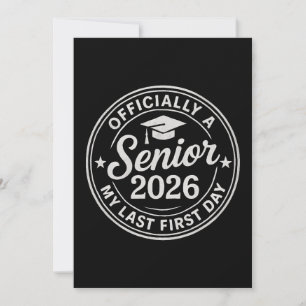 Senior 2026 Eerste Dag Stempel Kaart