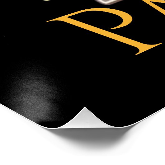 Senior 2026 Fire Horse Chinese Zodiac Gepersonalis Perfect Poster (Hoek)