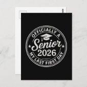 Senior 2026 First Day Stamp Briefkaart (Voorkant / Achterkant)