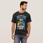 Senior 2026 Gamer Graduation T-shirt (Voorkant volledig)