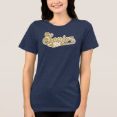 Senior 2026 Gold with Blue Polka Dots Lion T-Shirt (Voorkant)