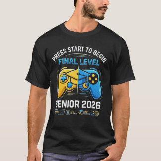 Senior 2026 Graduation-  Gamer Grad 2026  T-shirt