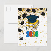 Senior 2026 Graduation Graphic - Educational  Feestdagenkaart (Voorkant / Achterkant)