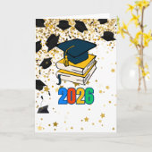 Senior 2026 Graduation Graphic - Educational  Kaart (Gele Bloem)