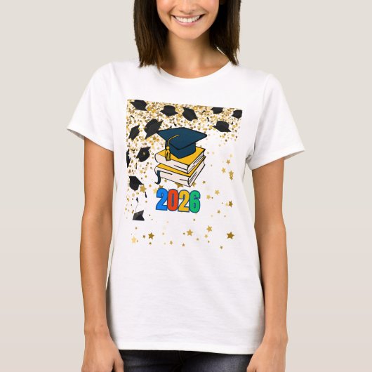 Senior 2026 Graduation Graphic - Educational  T-shirt (Voorkant)