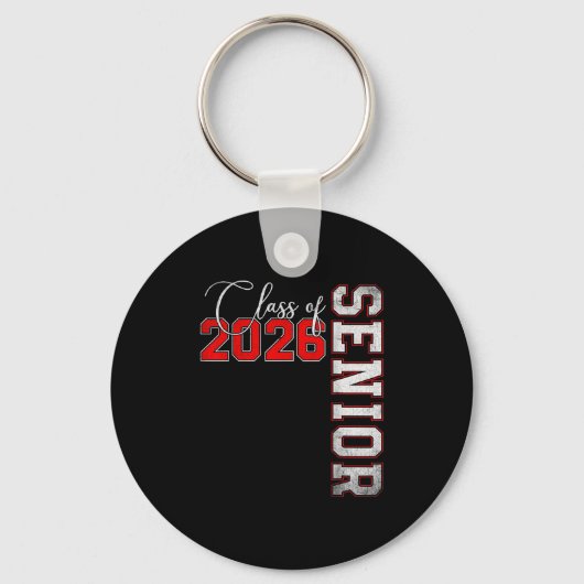 Senior 2026 Graduation My Last First Day Of Cl Of Sleutelhanger (Voorkant)