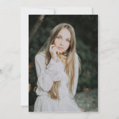 Senior 2026 Graduation Photo Kaart (Achterkant)