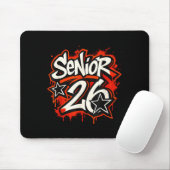 Senior 2026 Graffiti Drip Style Graduation Graphic Muismat (Met muis)