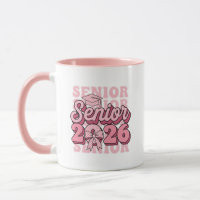 Senior 2026 Klas van 2026 Coquette Roze Strik Afst