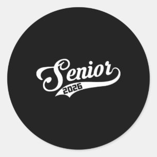 Senior 2026 Klas Van 2026 Terug naar school 2026 A Ronde Sticker